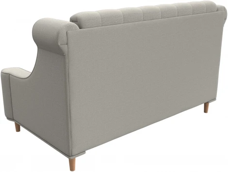 Диван кухонный прямой Бронкс (Бежевый/Рогожка) Лига Диванов арт.123794