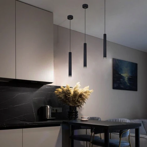 Подвесной светильник светодиодный Reluce 16031-0.9-001IL LED5W BK (220V, на проводе)