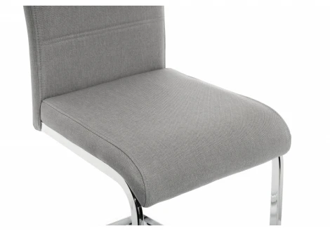 Обеденный стул Woodville Oddy light grey fabric 11548