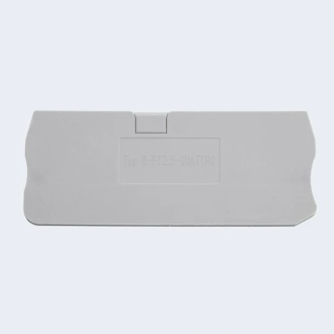 Торцевая заглушка для ЗНИ (серый) Stekker 49272