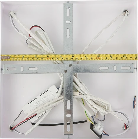 Потолочная люстра светодиодная Natali Kovaltseva Gravur LED LAMPS 81383 с пультом ДУ, моб. приложением 80W, белый, LED