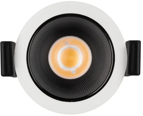 Встраиваемый точечный светильник MS-ATLAS-BUILT-R58-10W Warm3000 (WH-BK, 35 deg, 230V) (Arlight, IP20 Металл) 035454(1) (LED)