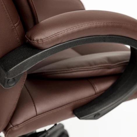 Кресло OREON кож/зам, коричневый/коричневый перфорированный, 36-36/36-36/06 Tetchair 10124