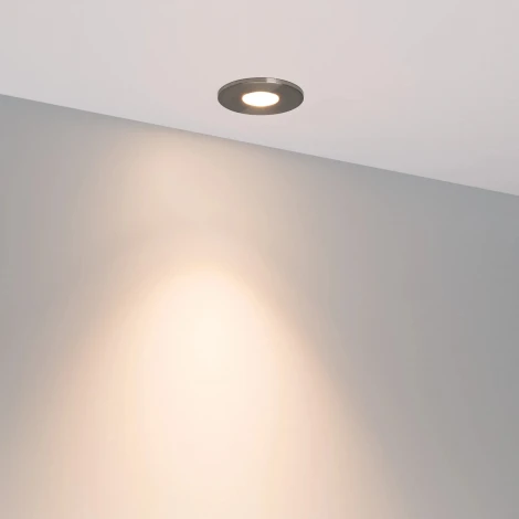 Встраиваемый точечный светильник MS-GLORY-BUILT-R54-5W Warm3000 (NI, 38 deg, 230V) (Arlight, IP54 Металл) 047289 (LED)