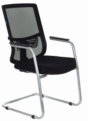 Кресло Бюрократ MC-619N черный TW-01 26-B01 сетка/ткань полозья металл металлик