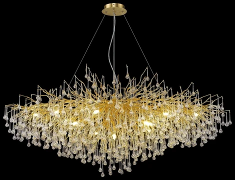 Подвесная большая люстра Wertmark Dionisia WE189.15.423 (220V, на тросе)