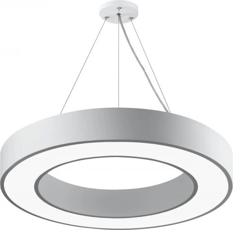 Подвесной светильник светодиодный ЭРА SPO-134-W-40K-056 (220V, на тросе, кольцо, IP40)