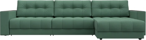 Диван угловой с декором Лига-049 НПБ Лонг Лига Диванов (Рогожка) арт.128293