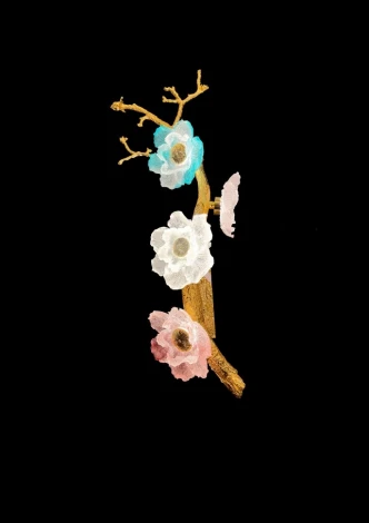 Настенный светильник Fluorite Sauvage FL1098-3WL (LED, 220V, цветы, ветки)