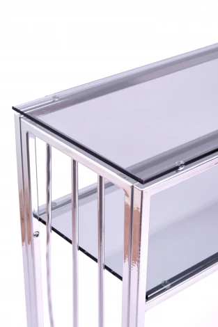 Консольный стол AllConsoles 1122-CS grey серебряный