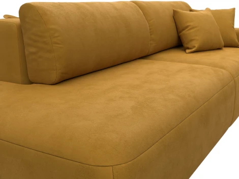 Диван прямой Лига-036 НПБ Модерн подлокотник справа Лига Диванов (Велюр) арт.127704