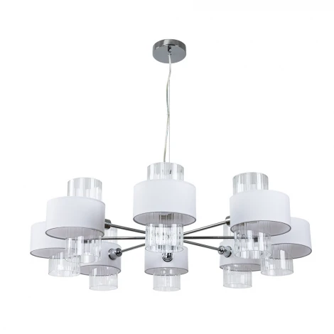 Подвесная люстра Arte Lamp Fantasia A4076LM-8CC (220V, на тросе, круглые)