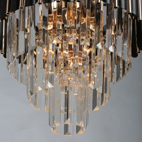 Подвесная люстра каскадная хрустальная De City Бриз 111014205 (220V, на цепи)