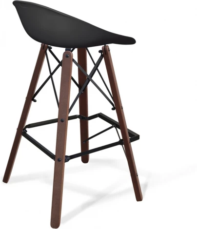 Стул барный Sheffilton SHT-ST19/S80 черный/темный орех