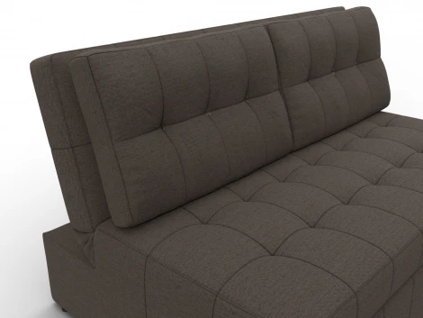 Диван прямой Лига-107 (140) (ЛДСП,Брус,Фанера,Рогожка/Коричневый) Лига Диванов 134902