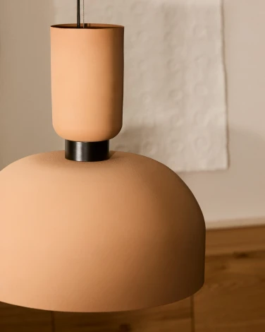 Подвесной светильник из металла с терракотовым эффектом La Forma (ex Julia Grup) Nibla L00051KK59