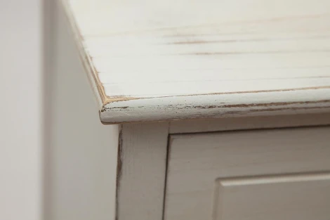 Тумба с 3 корзинами и ящиком Secret De Maison OISELET 4 ( mod. HX16-009 NS ) butter white (слоновая кость) (дерево павловния, мдф)