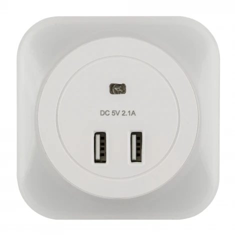 Ночник Uniel DTL-321 White/Sensor/2USB