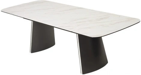 Стол VALDEMAR 180 KL-99 итальянская керамика, стекло/ каркас темно-серый/Kl-99, ®DISAUR (арт.626М05801)