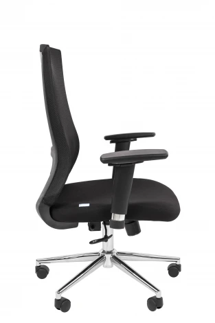 Офисное кресло Chairman 500LUX Россия ткань T черный/TW-01 черный Б/П 7210648