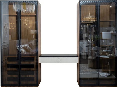 Консольный стол Garda Decor GD-00005 (Черный,Белый)