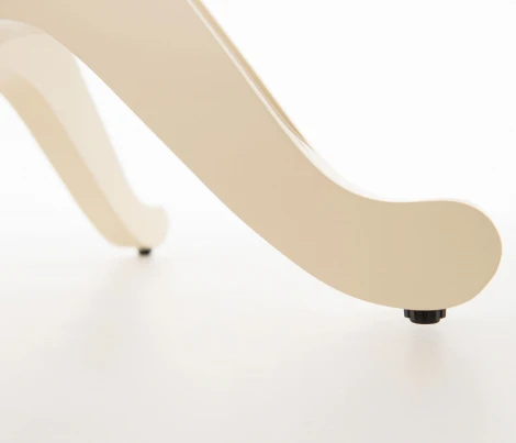 Стол Леонардо D100, Слоновая кость/Темный орех, Аврора