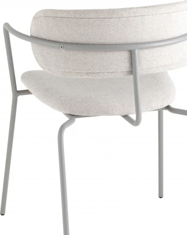Стул Дженни букле светло-серый каркас серый муар Stool Group (арт.УТ000039182)