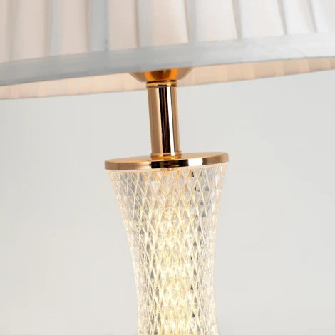 Интерьерная настольная лампа с регулировкой цветовой температуры и RGB LED4U L6161 GD