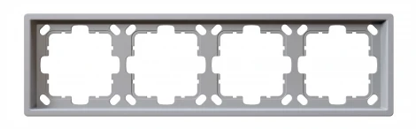 Рамка на 4 поста (белый матовый) Jasmart FD FD1004PWM