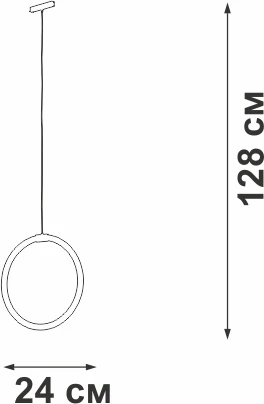Трековый светильник магнитный светодиодный Vitaluce VT0200047-01 (48V, кольцо)