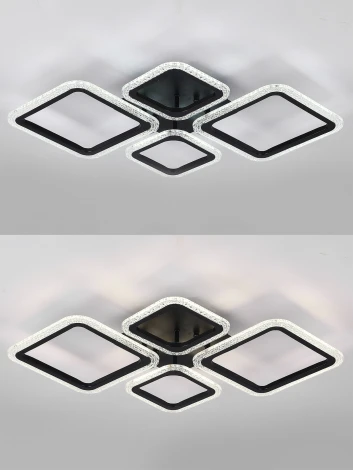 Потолочная светодиодная люстра с пультом и управлением смартфоном 80W Opti LED LAMPS 81232 Natali Kovaltseva