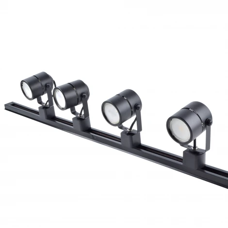 Трековая система в сборе под лампу GU10 Volpe UBL-Q321 UBL-Q321 GU10/K BLACK SET41