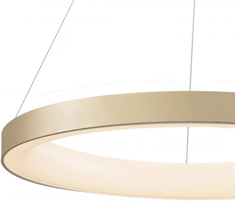 Подвесной светильник светодиодный с пультом и регулировкой цветовой температуры Niseko 7756 (220V, на тросе, кольцо)