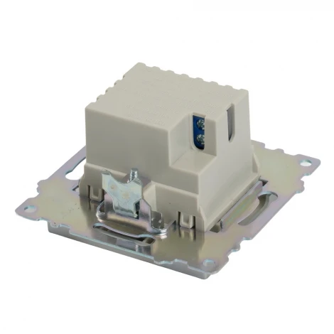 Розетка USB Type A+С (серебро) Stekker Катрин 50054