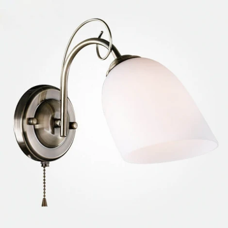 Бра Eurosvet Stefanie 30107/1 античная бронза (220V, выключатель)