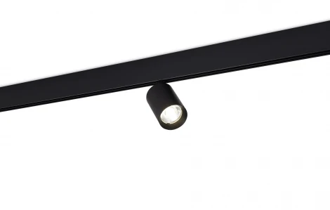Трековый светильник низковольтный светодиодный Donolux Alpha DL20295WW15BDIM 15Вт 48V 1200Лм 3000К диммируемый черный