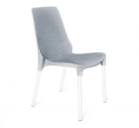 Стул Sheffilton SHT-ST75/S424 серый/белый муар 5902293845
