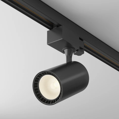 Трековый светильник Vuoro Trinity 3000K 10Вт 60° LED (трехфазный) Maytoni Technical TR029-3-10W3K-W-B (220V, круглые)