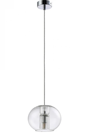 Подвесной светильник Crystal Lux Beleza SP1 E CHROME (220V, на проводе, шар)