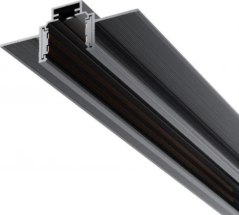 Шинопровод под гипсокартон встраиваемый магнитный черный 2м Maytoni Busbar trunkings Exility TRXM034-422B (48V)