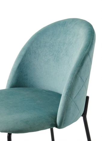 Стул ESF C-962 Marine зеленый G062-44/матовый черный