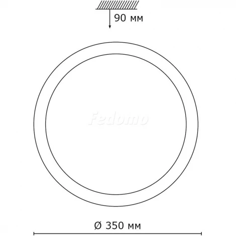 Настенно-потолочный светильник Sonex Kasta 2015/D