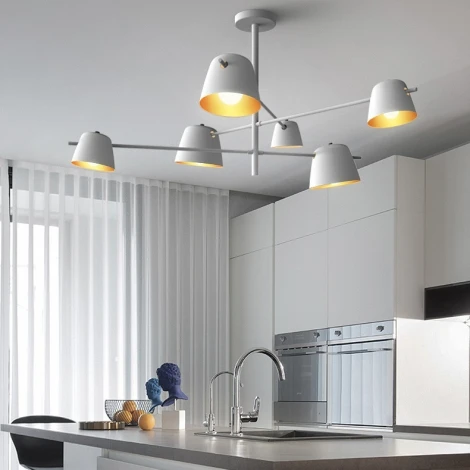 Потолочная люстра на штанге Goda White ImperiumLoft Goda01 (204171-26) (220V)