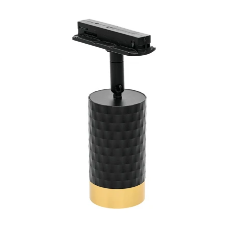 Трековый светильник однофазный Wolta WTL-GU10/10BG под лампу GU10 Черный / Золотой CELLA