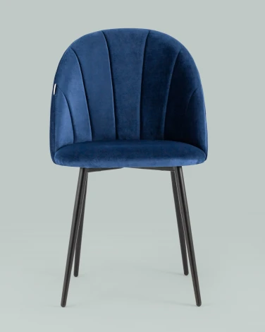 Стул Stool Group Логан NEW велюр синий 2 шт арт.УТ000036157