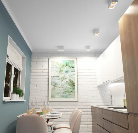 Накладной точечный светильник Denkirs DK3030 DK3085-WH+BR (220V)