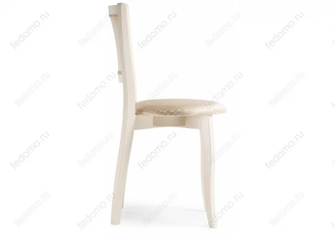 Деревянный стул Woodville Валери молочный / ромб 450679