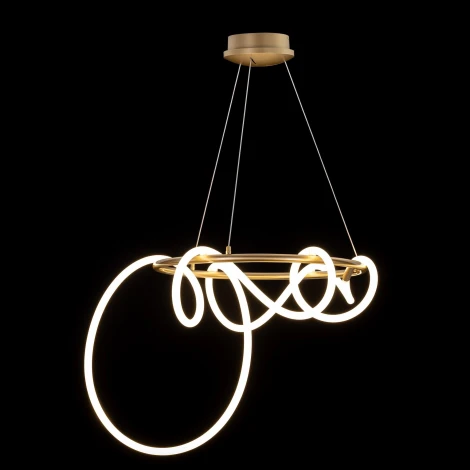 Подвесной светильник с гибким неоном и пультом Citilux Python CL220263 (регулировка яркости, LED, на тросе)
