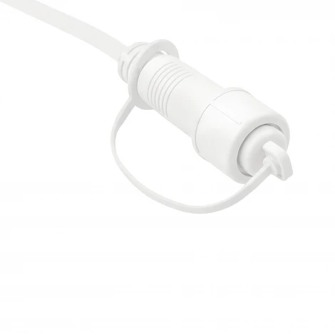 Провод-разветвитель для гирлянд серии F90PRO 0,4м. 2 выхода статика/мерцание IP67 белый Uniel UCX-F90 S2/0.4M/WH