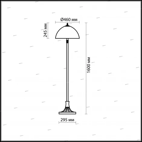 Торшер Odeon Light Flora 2268/2F